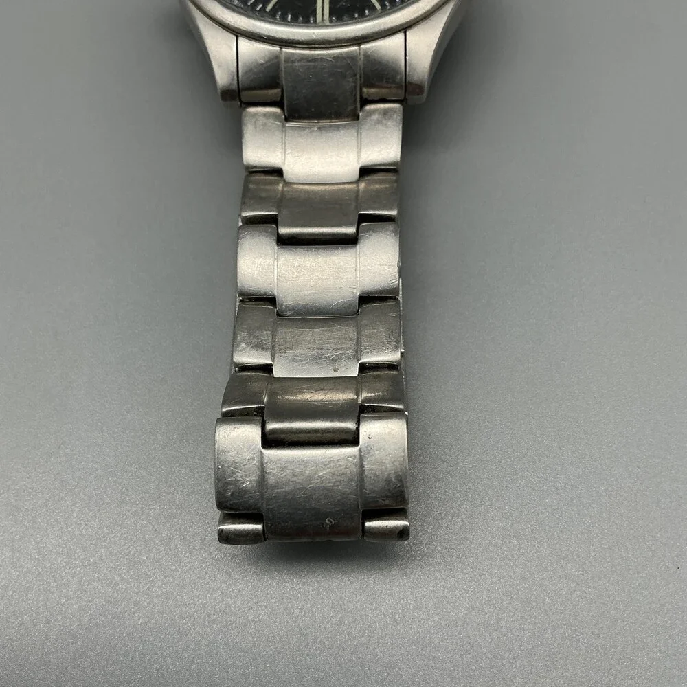 Fossil Belmar Mens Watch 42mm Black Dial Multifunction FS5575 New Battery 8.5